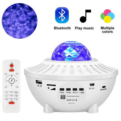 LED Star Galaxy Projector Lamp